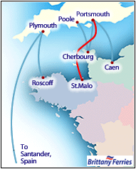 Brittany Ferries to St Malo